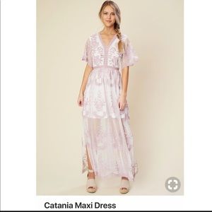 Altar’d State Embroidered maxi dress